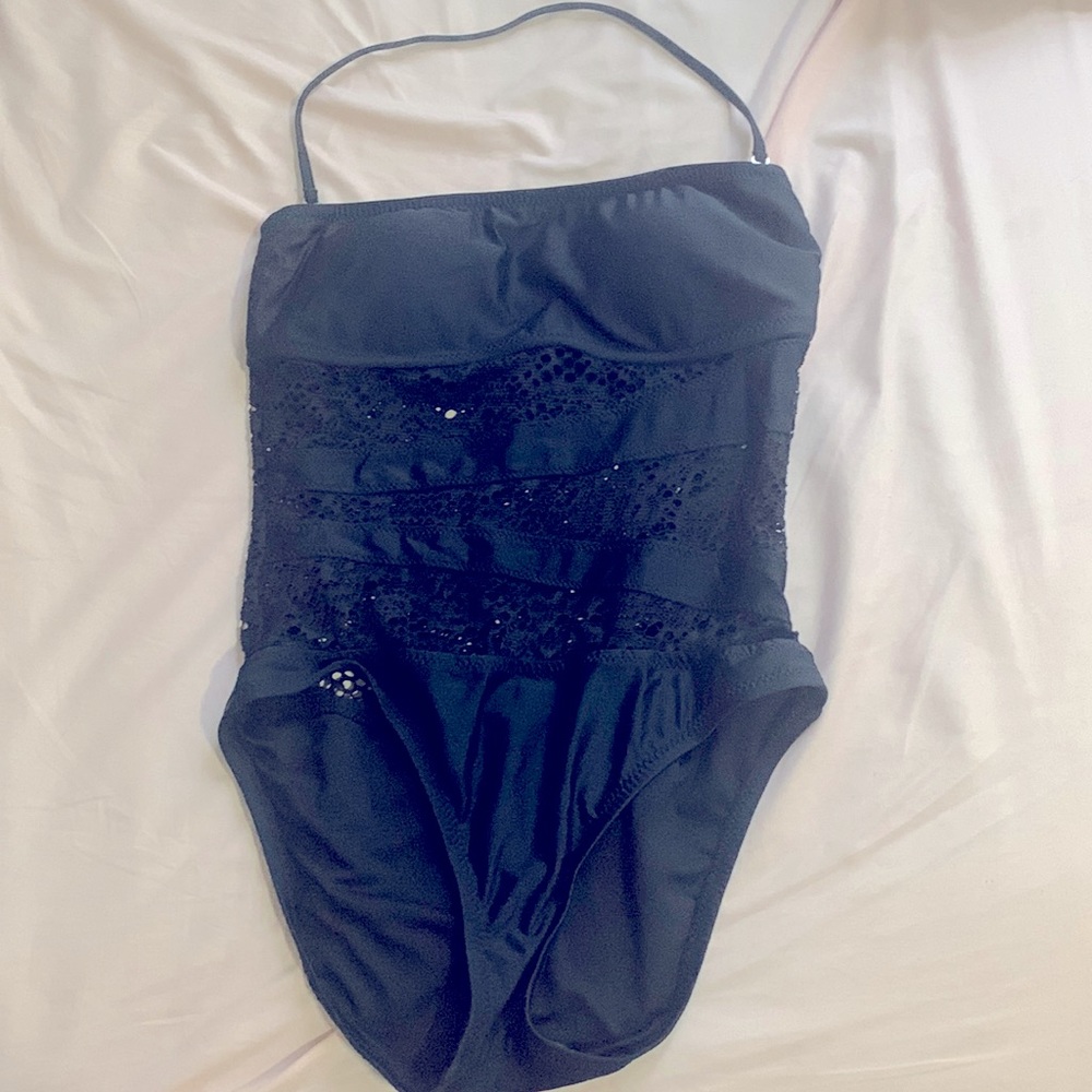 Mossimo black one piece small swimsuit